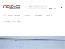 Tablet Screenshot of motoboxusa.net